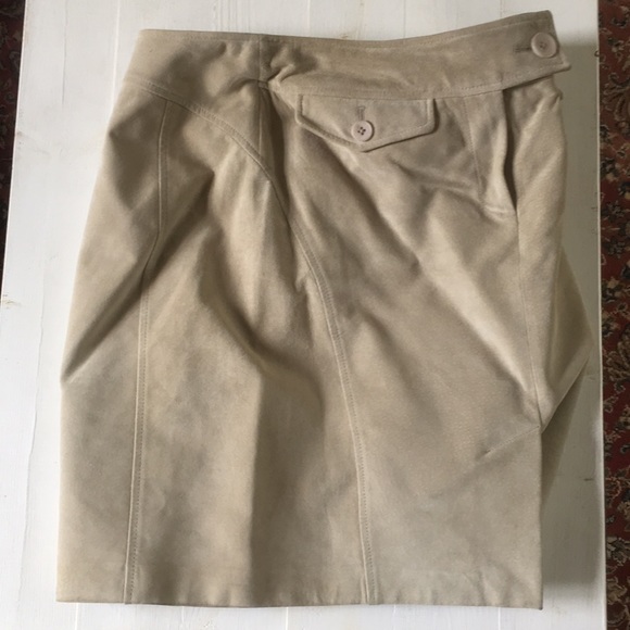 Leather/suede skirt - Picture 2 of 6